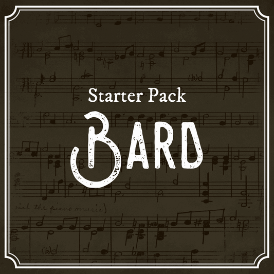 Bard Spell Template Starter Pack | Dungeons & Dragons Accessories - Hexwood Forge