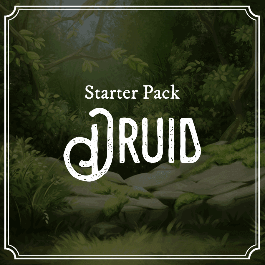 Druid Spell Template Starter Pack | Dungeons & Dragons Accessories - Hexwood Forge