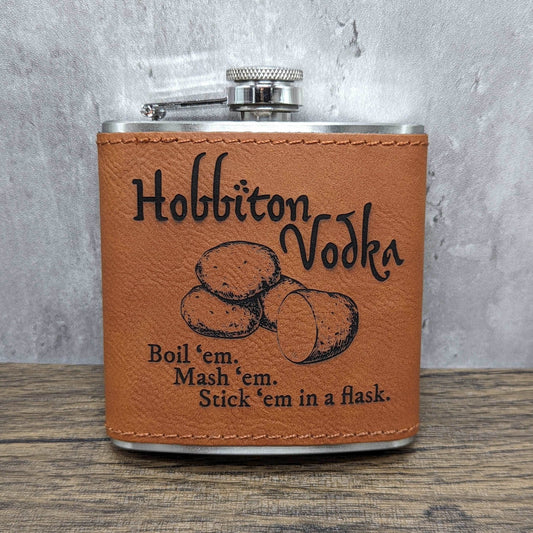 Hobbiton Vodka - Lord of the Rings | Nerdy Flasks - Hexwood Forge