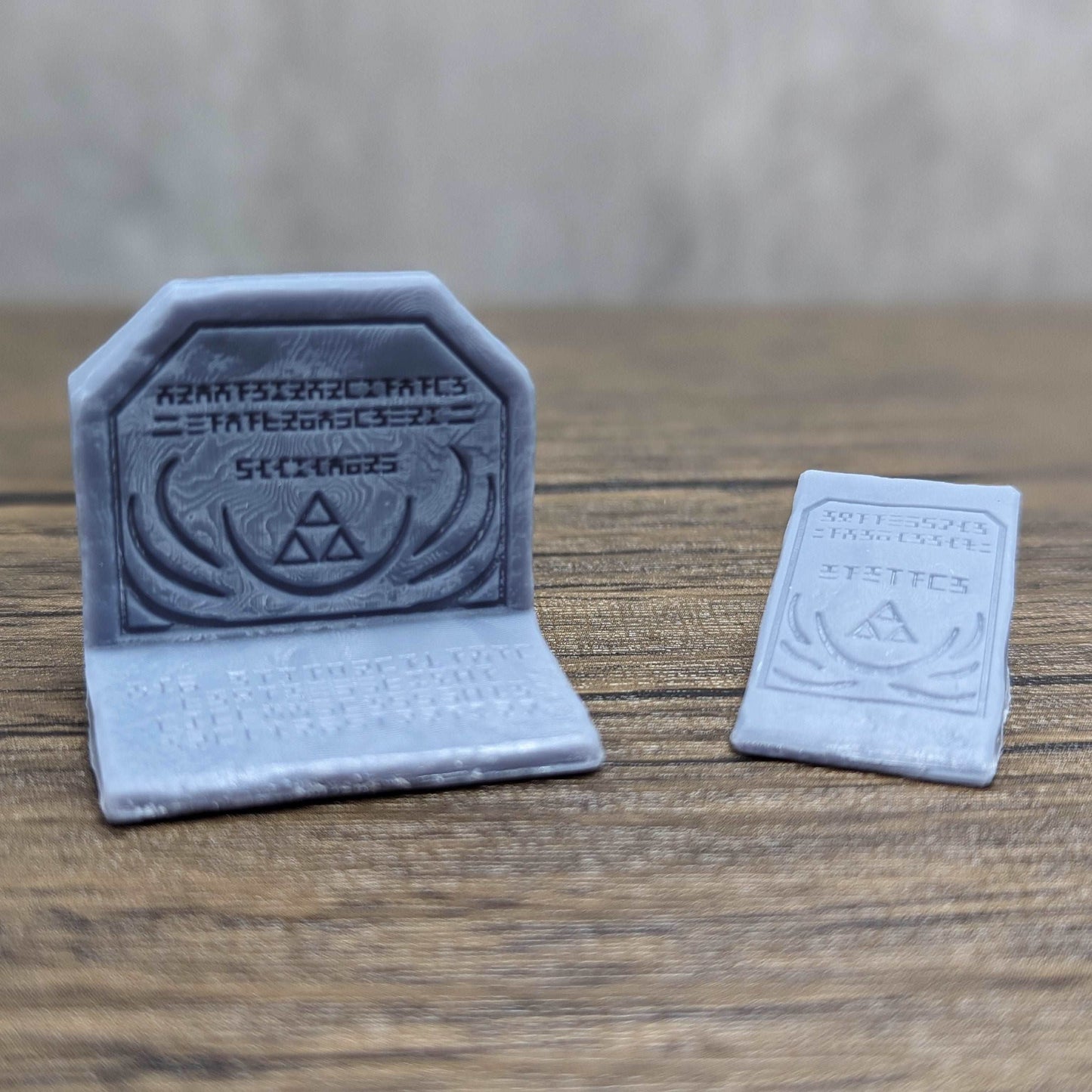 Hylian and Ikana Gravestones - Legend of Zelda | Zelda Tabletop Miniature - Hexwood Forge