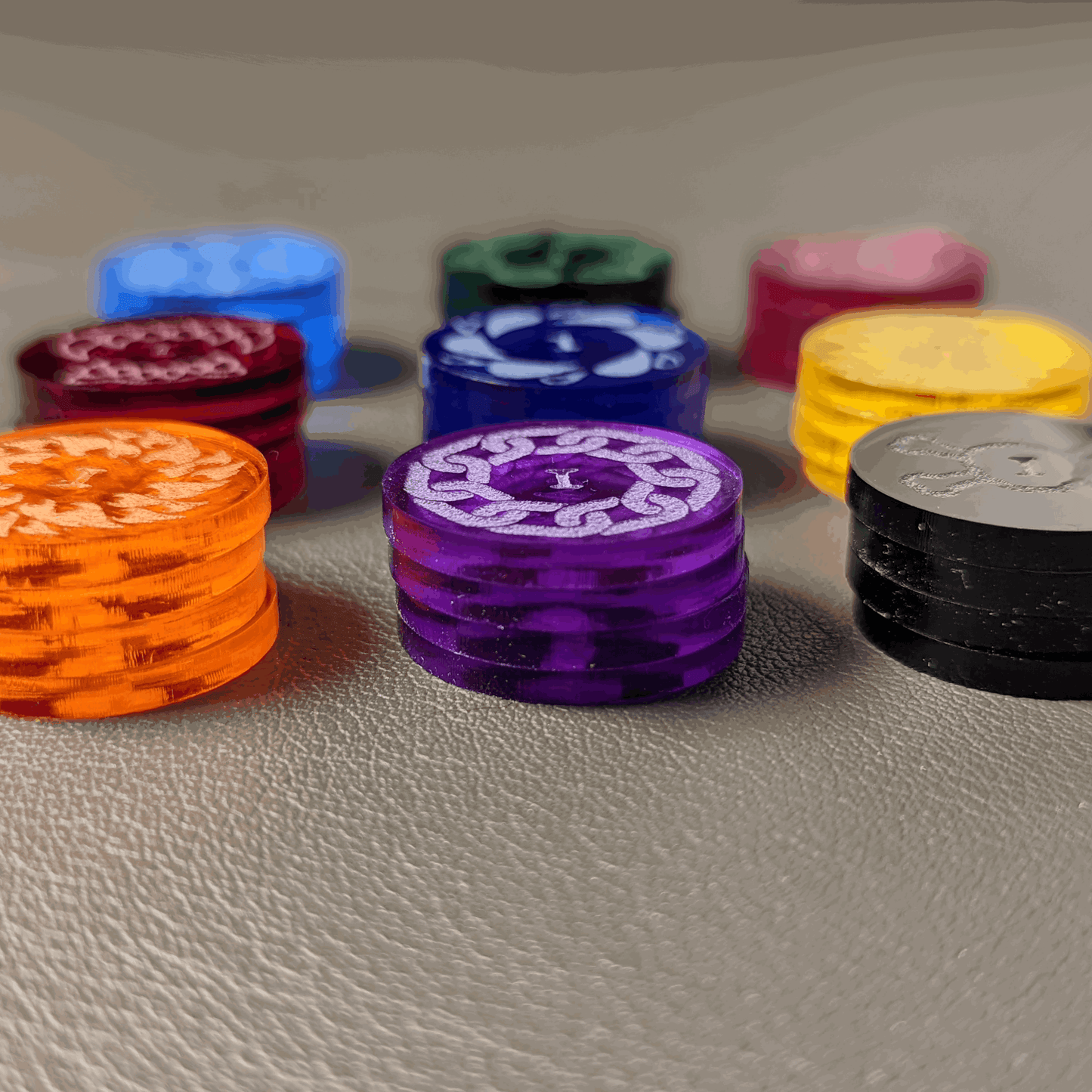 Battle Tokens / Combat Markers (72 piece set) | Tabletop RPG Accessories - Hexwood Forge