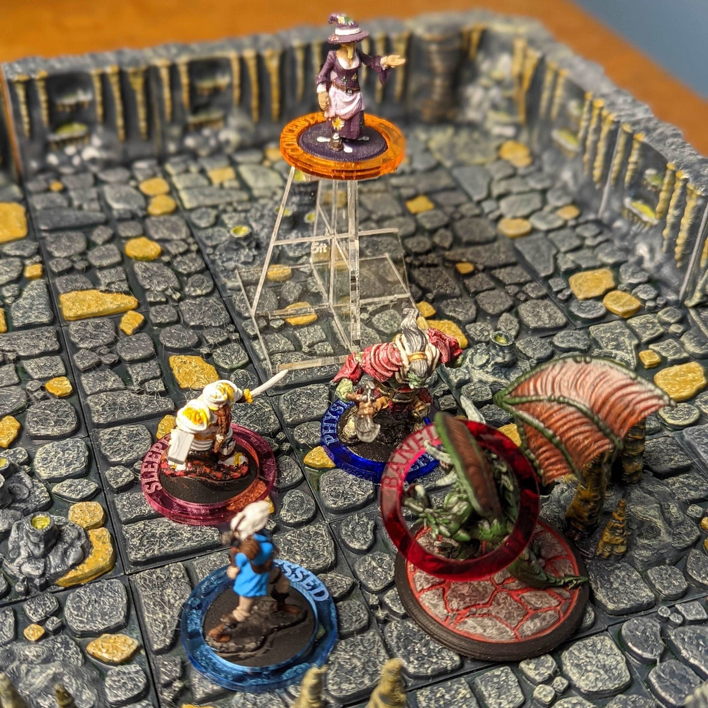Condition Rings / Effect Markers (72 piece set) | Tabletop RPG Accessories - Hexwood Forge