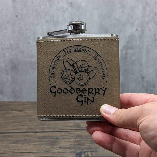Goodberry Gin - D&D Accessories | Nerdy Flasks - Hexwood Forge