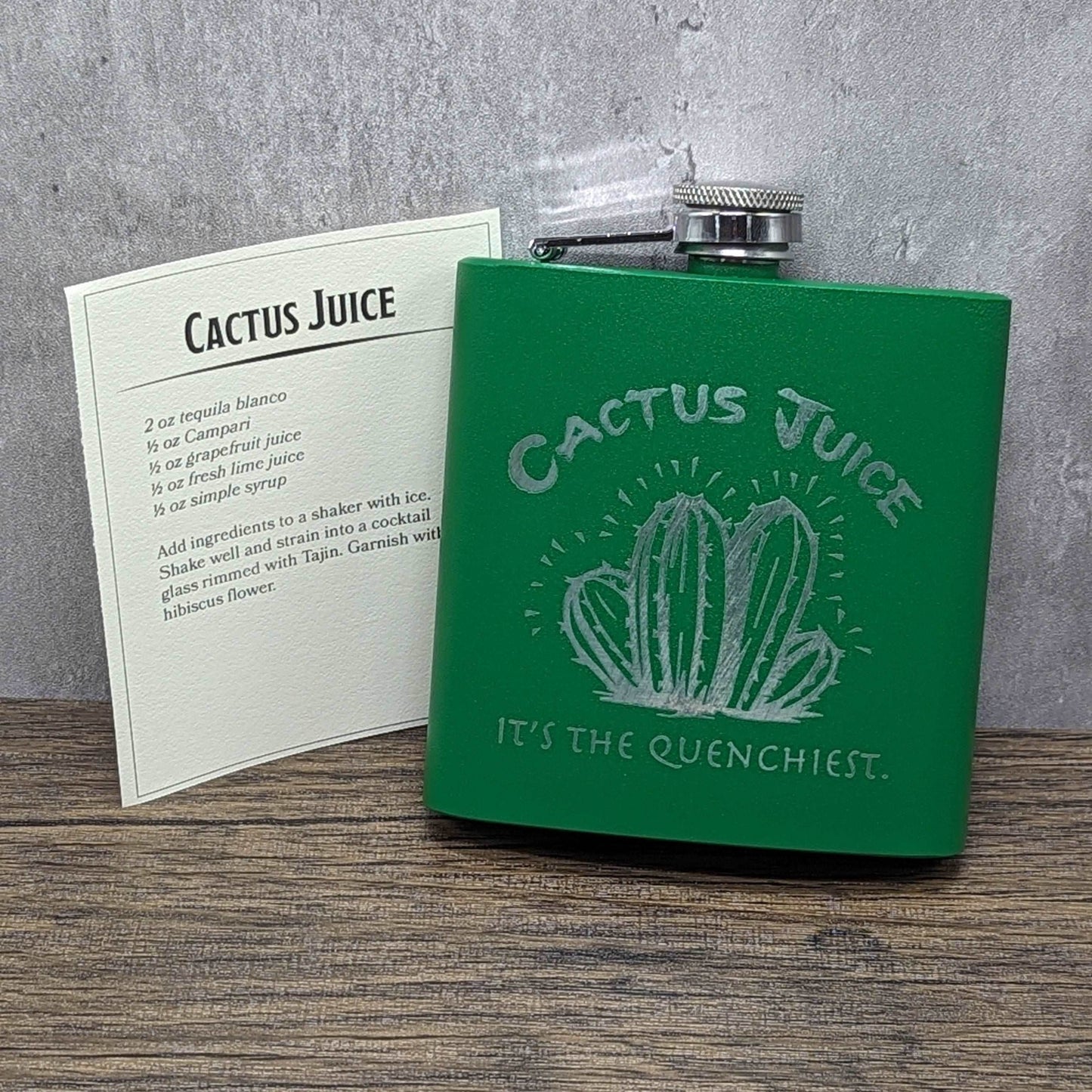 Cactus Juice - Avatar the Last Airbender | Nerdy Flasks - Hexwood Forge