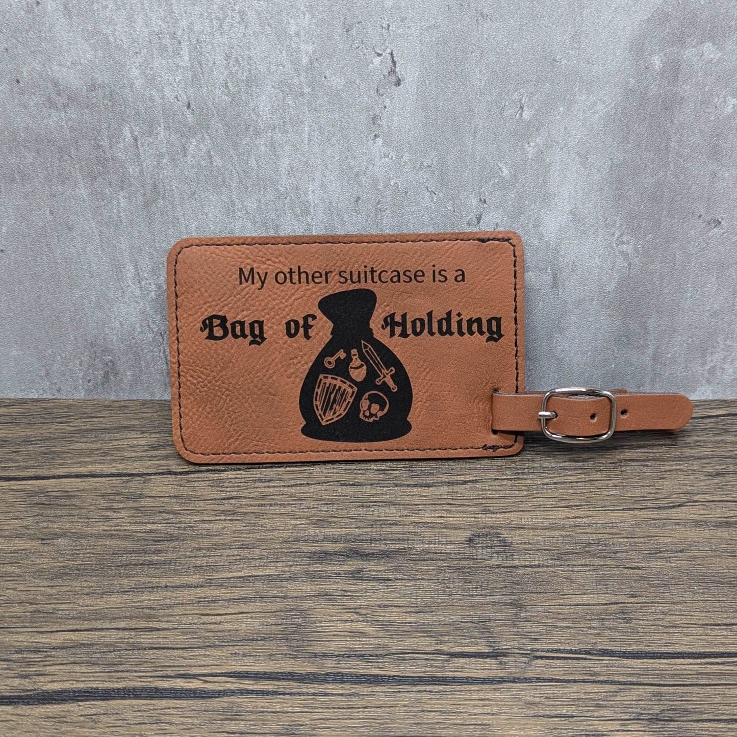 Bag of Holding - Dungeons & Dragons | Nerdy Luggage Tags - Hexwood Forge
