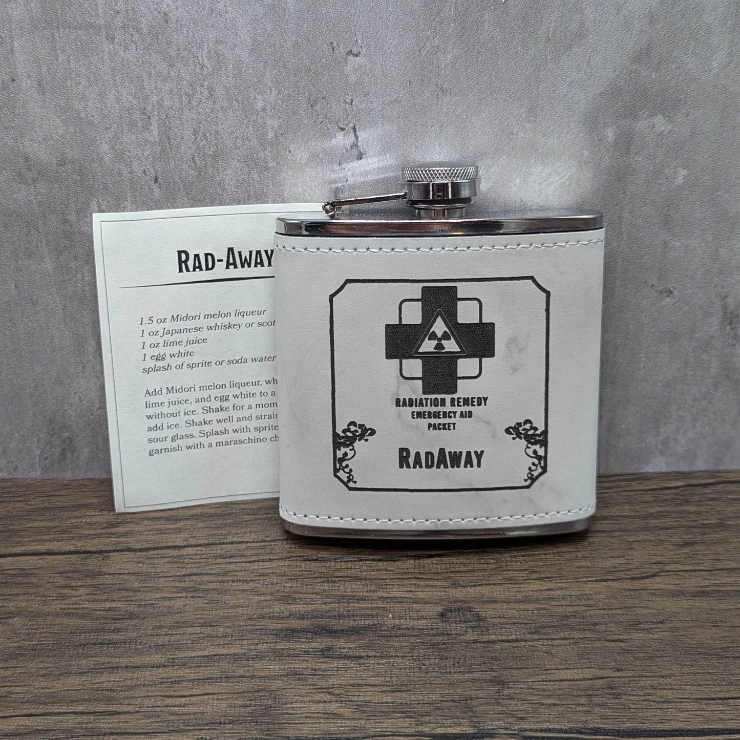 Rad-Away - Fallout | Nerdy Flasks - Hexwood Forge