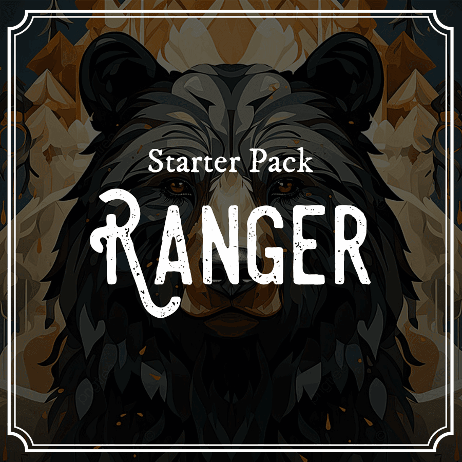 Ranger Spell Template Starter Pack | Dungeons & Dragons Accessories - Hexwood Forge