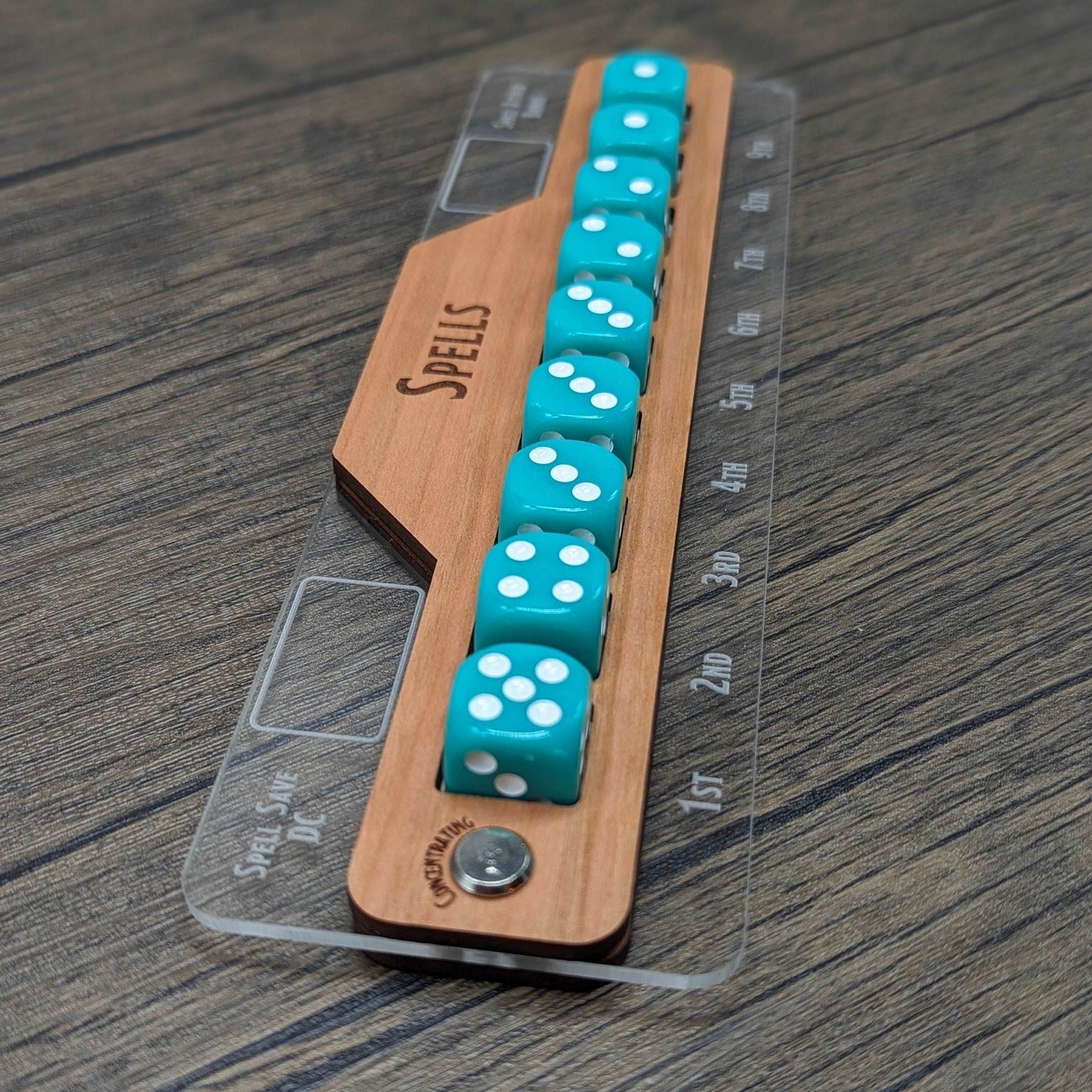 D&D Spell Tracker for 5th Edition | Tabletop RPG Supplies - Hexwood Forge