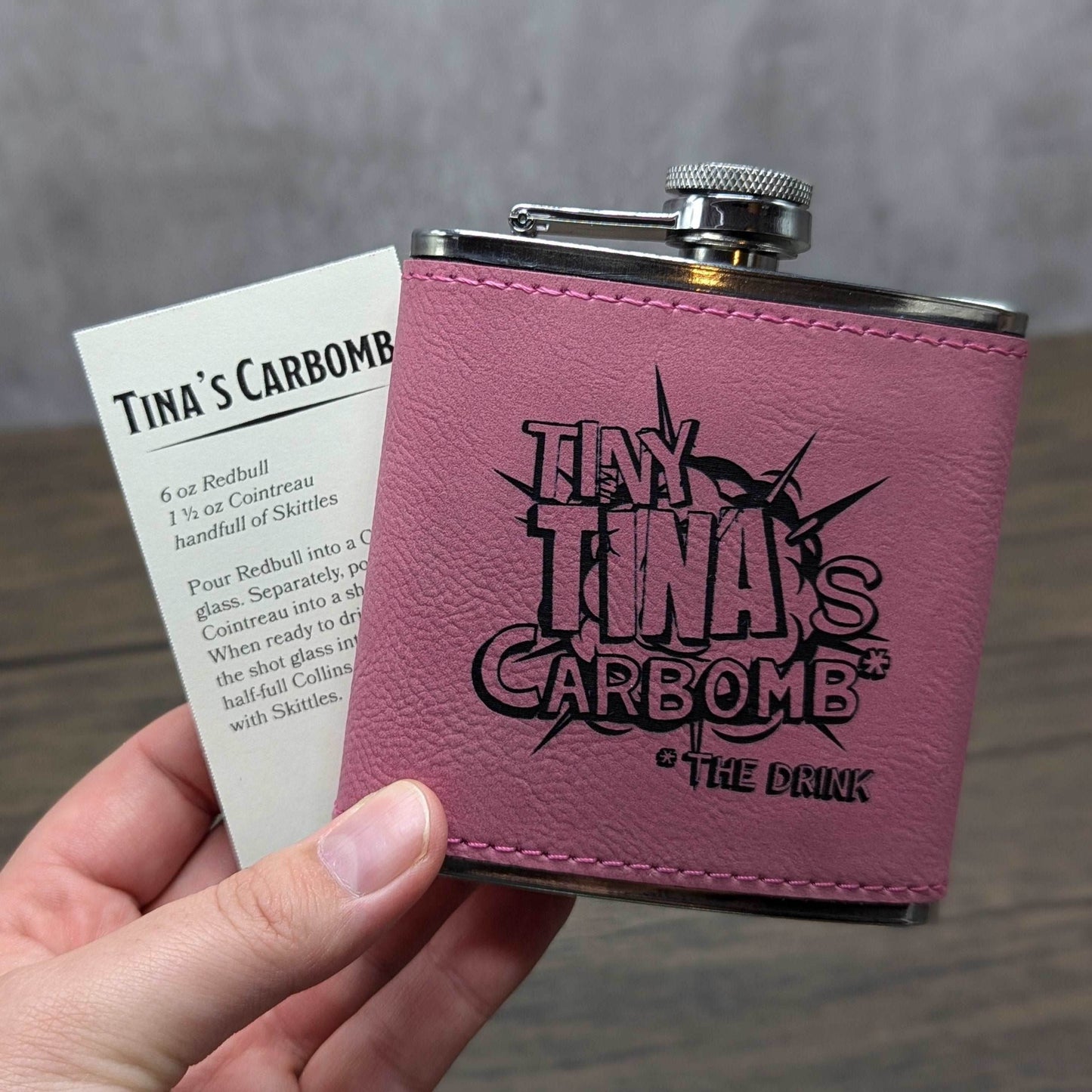 Tiny Tina's Carbomb - Borderlands | Nerdy Flasks - Hexwood Forge