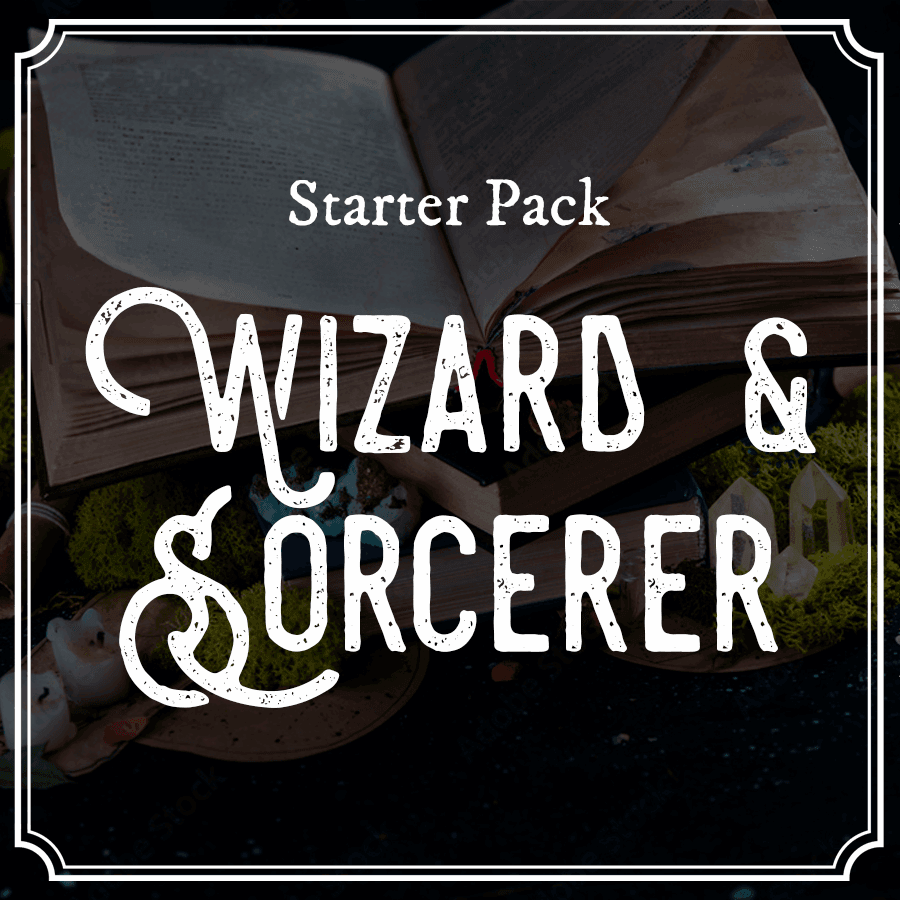 Wizard/Sorcerer Spell Template Starter Pack | Dungeons & Dragons Accessories - Hexwood Forge