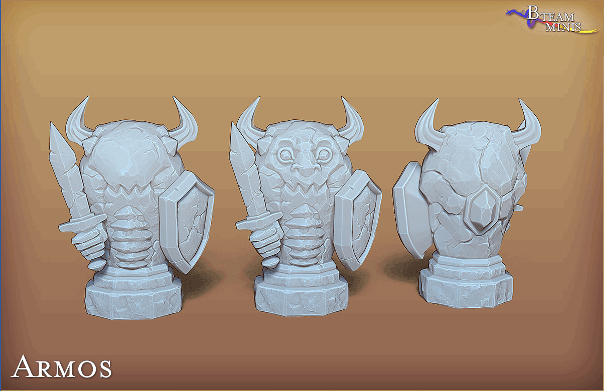 Armos (set of 2) - Legend of Zelda: Ocarina of Time | Zelda Tabletop Miniature - Hexwood Forge