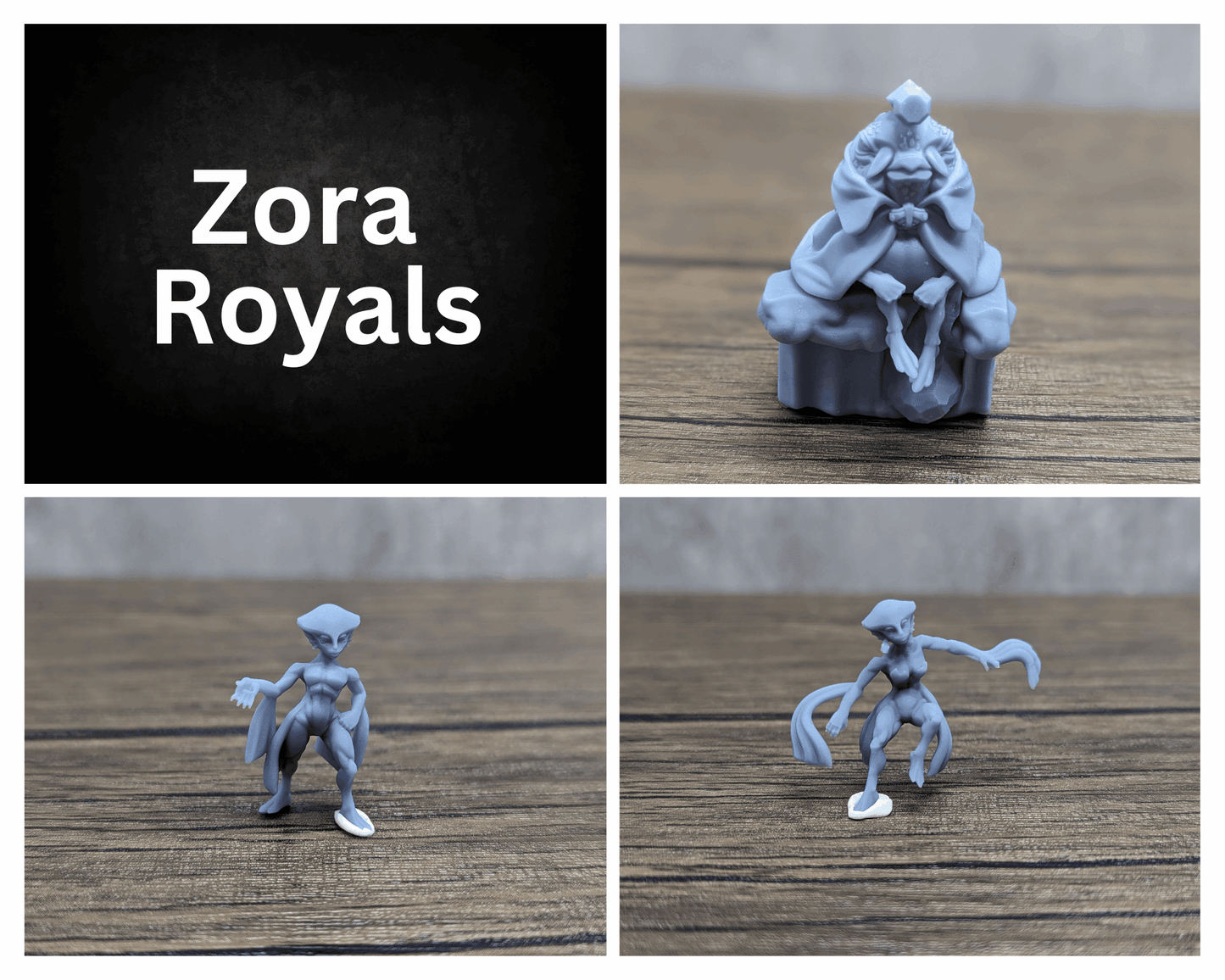 Zora (multiple sets) - Legend of Zelda | Zelda Tabletop Miniature - Hexwood Forge