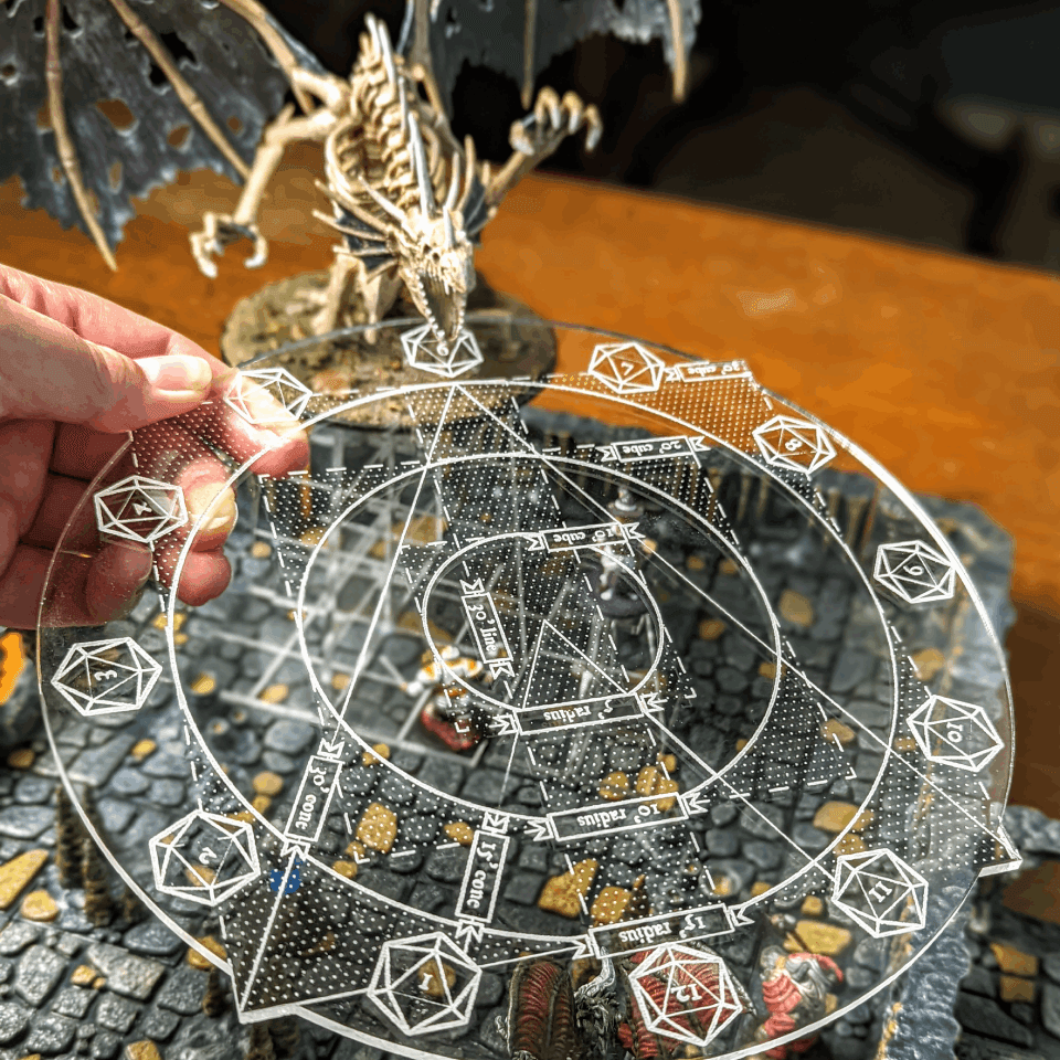 Spell Templates for D&D