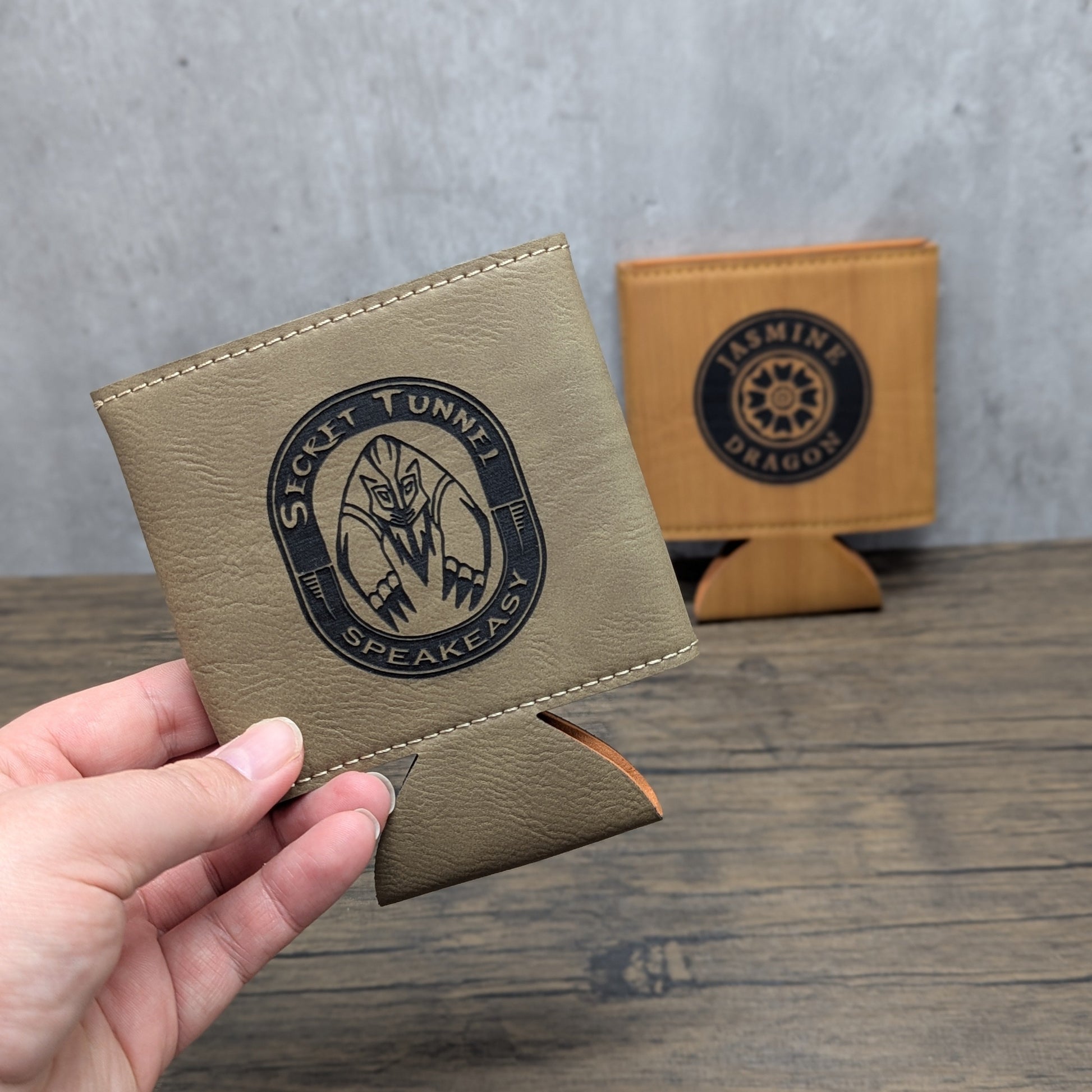 Jasmine Dragon & Secret Tunnel Speakeasy - Avatar | Nerdy Drink Cozies (set of 2)