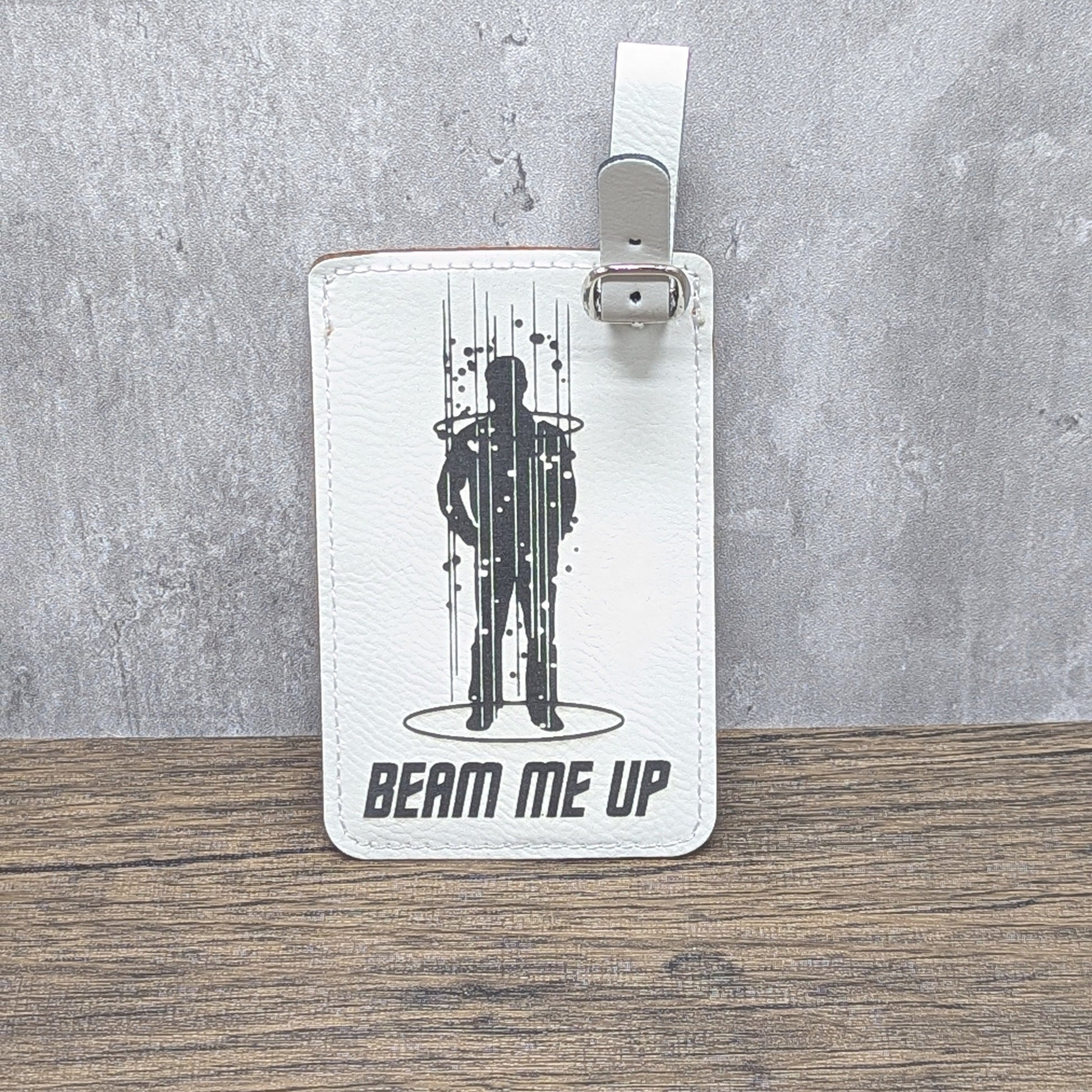 Beam Me Up - Star Trek | Nerdy Luggage Tags