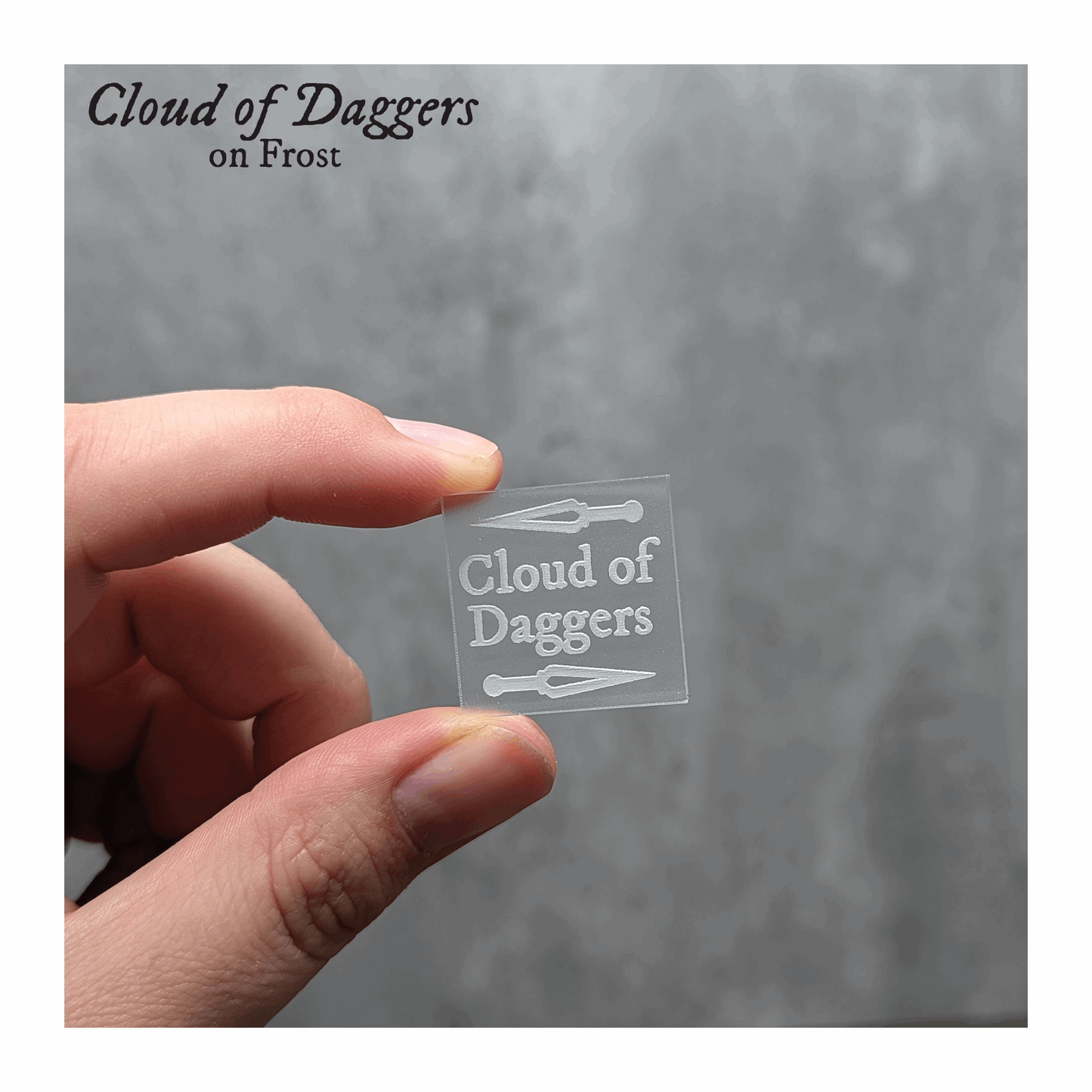 Cloud of Daggers Area of Effect Spell Template | Compatible with Dungeons & Dragons 5e 