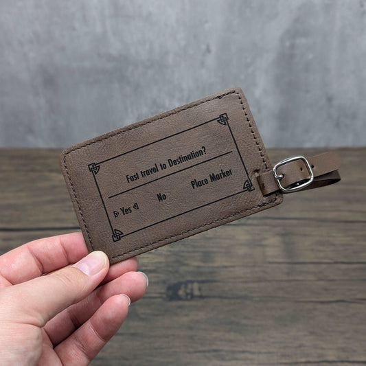 Skyrim Fast Travel | Nerdy Luggage Tags