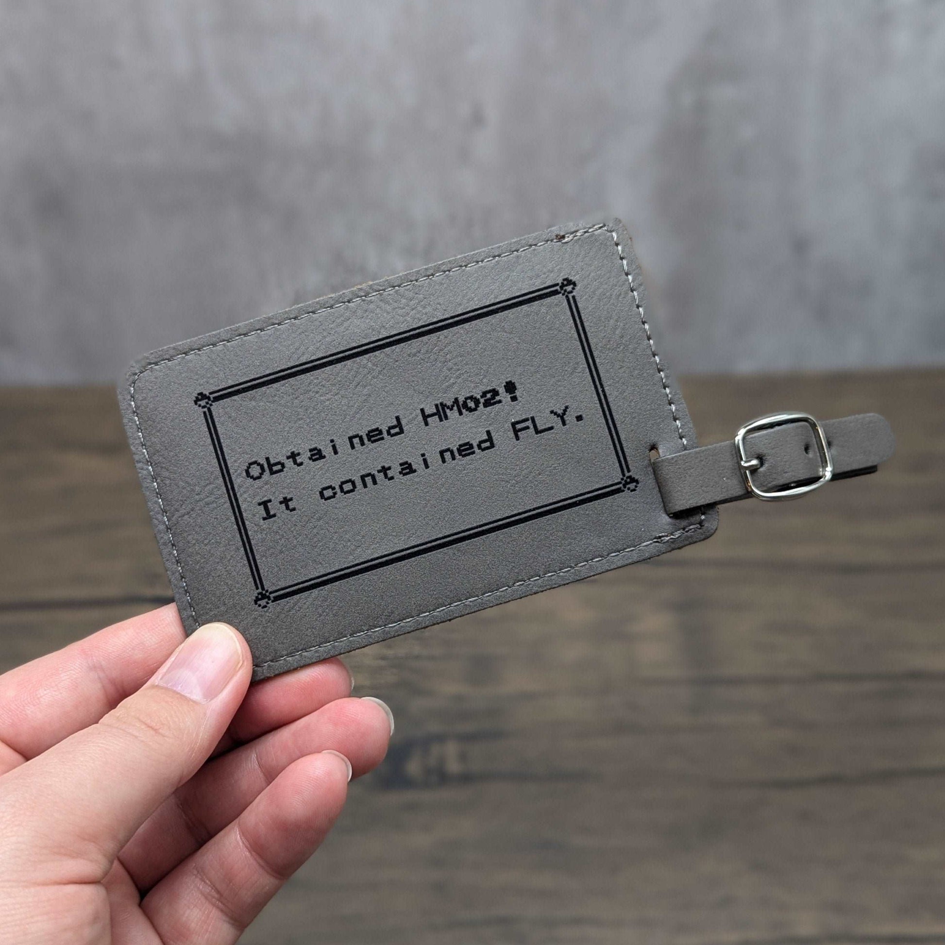 Front HM02 Fly - Pokémon | Nerdy Luggage Tags 
