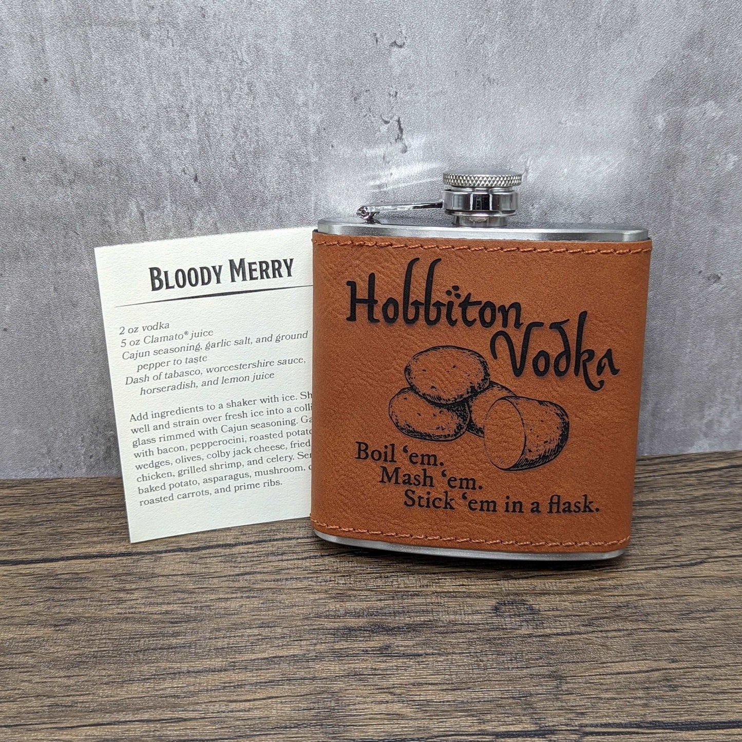 Hobbiton Vodka - Lord of the Rings | Nerdy Flasks