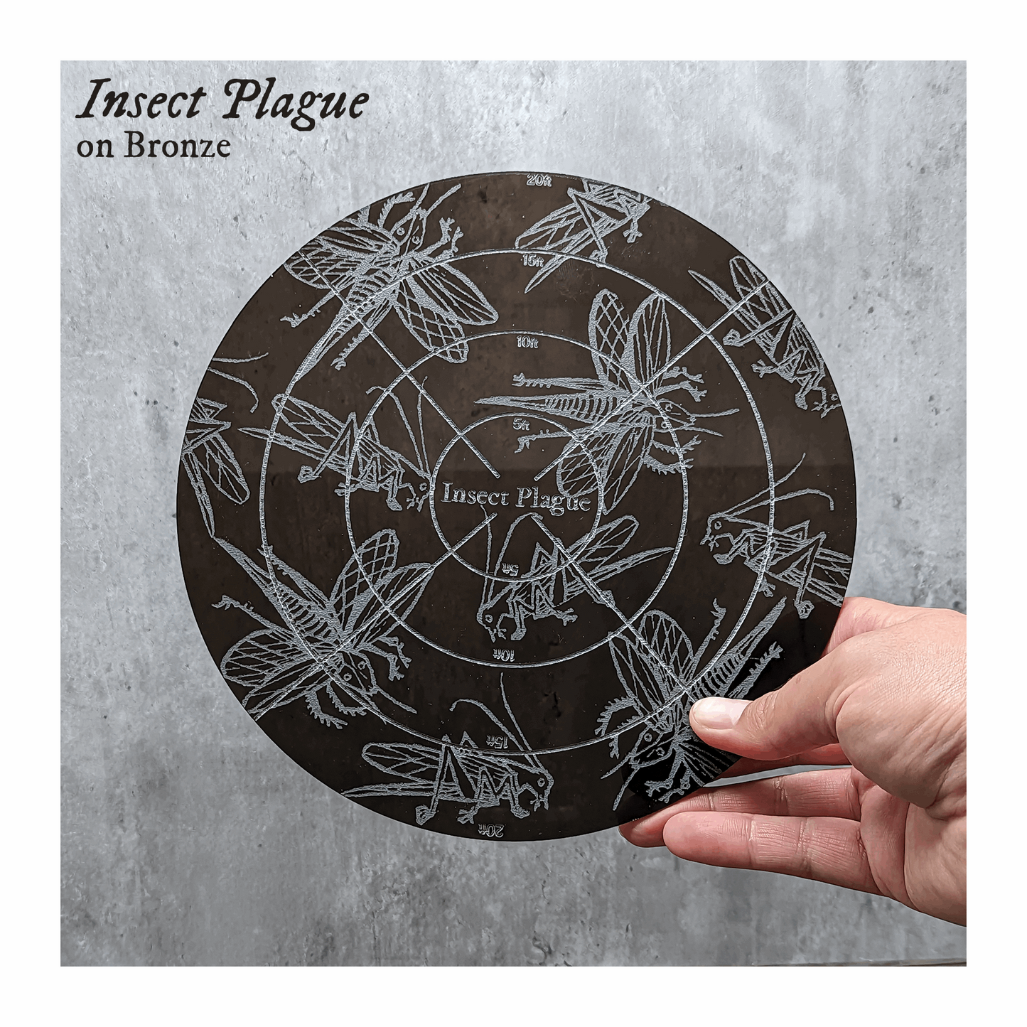 Insect Plague Area of Effect Spell Template | Compatible with Dungeons & Dragons 5e 