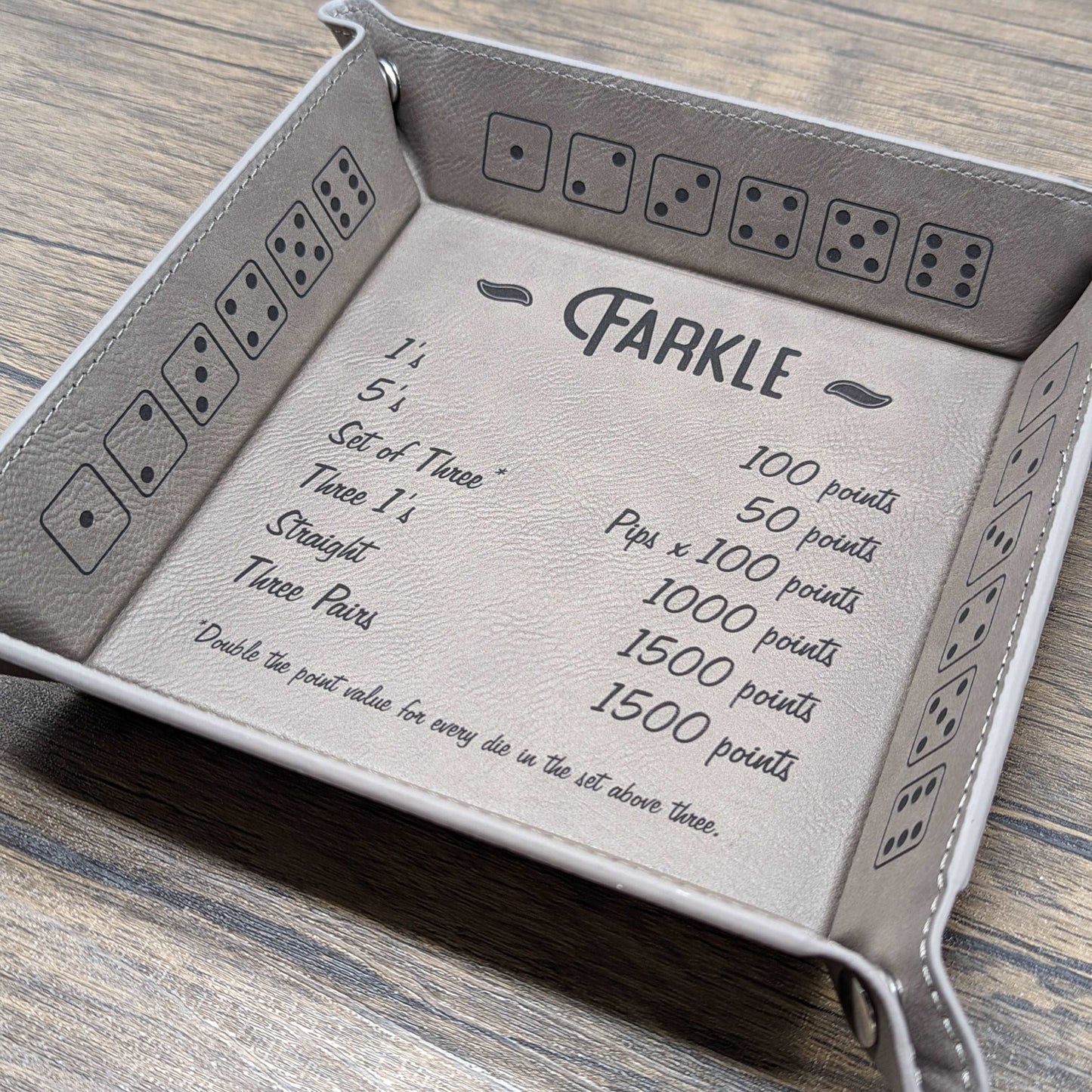 Farkle Dice Tray | Tabletop RPG Accessories