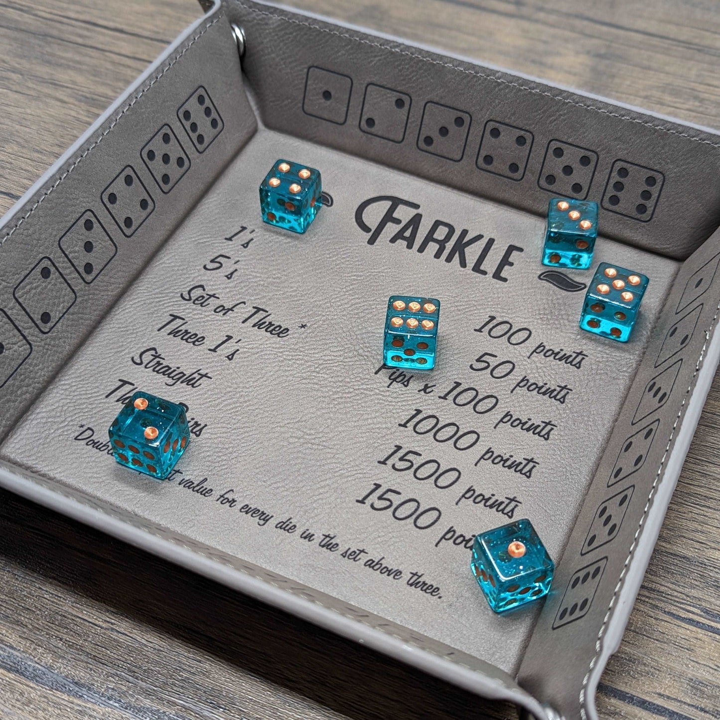 Farkle Dice Tray | Tabletop RPG Accessories