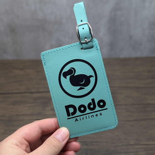 Front Dodo Airlines | Nerdy Luggage Tags