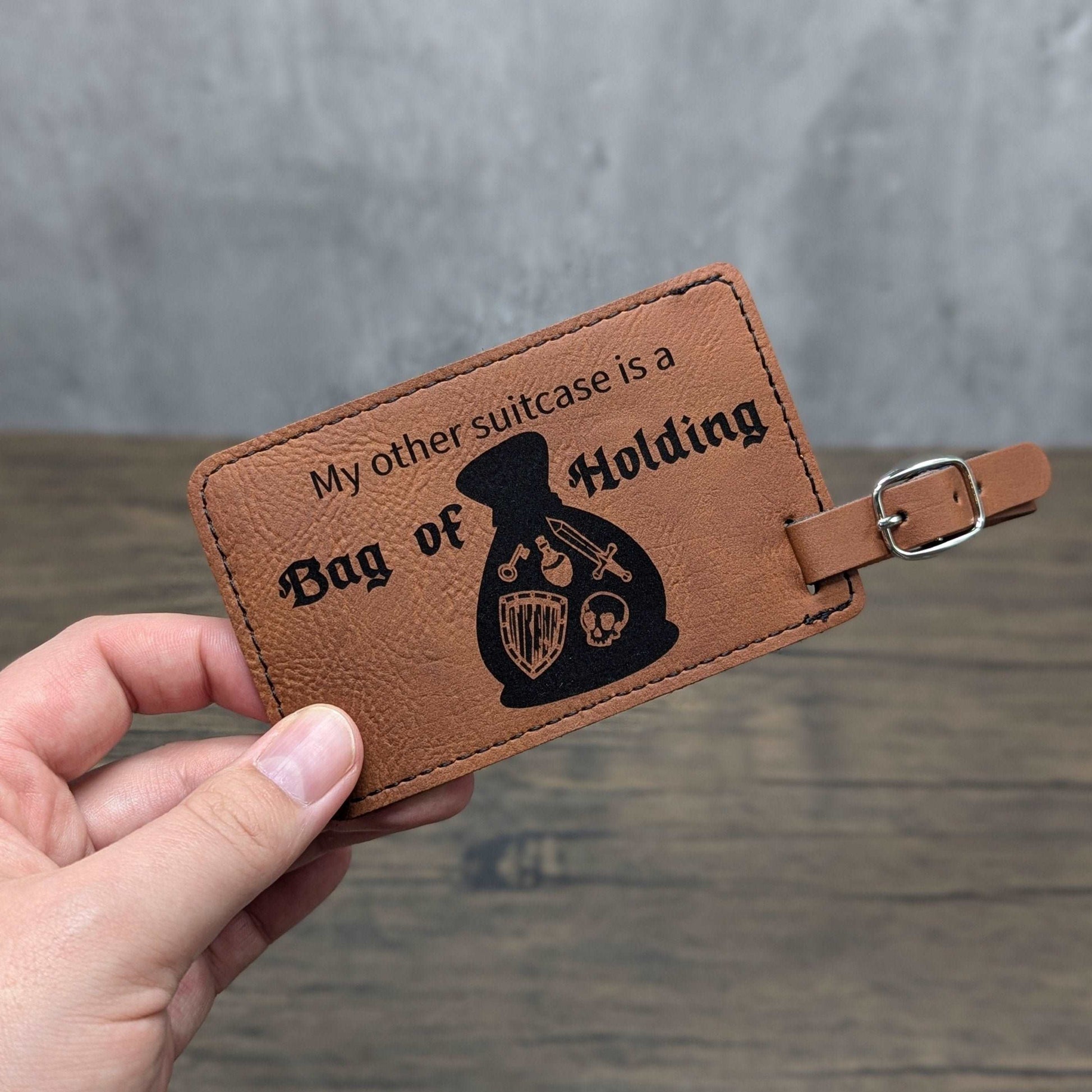 Bag of Holding - Dungeons & Dragons | Nerdy Luggage Tags