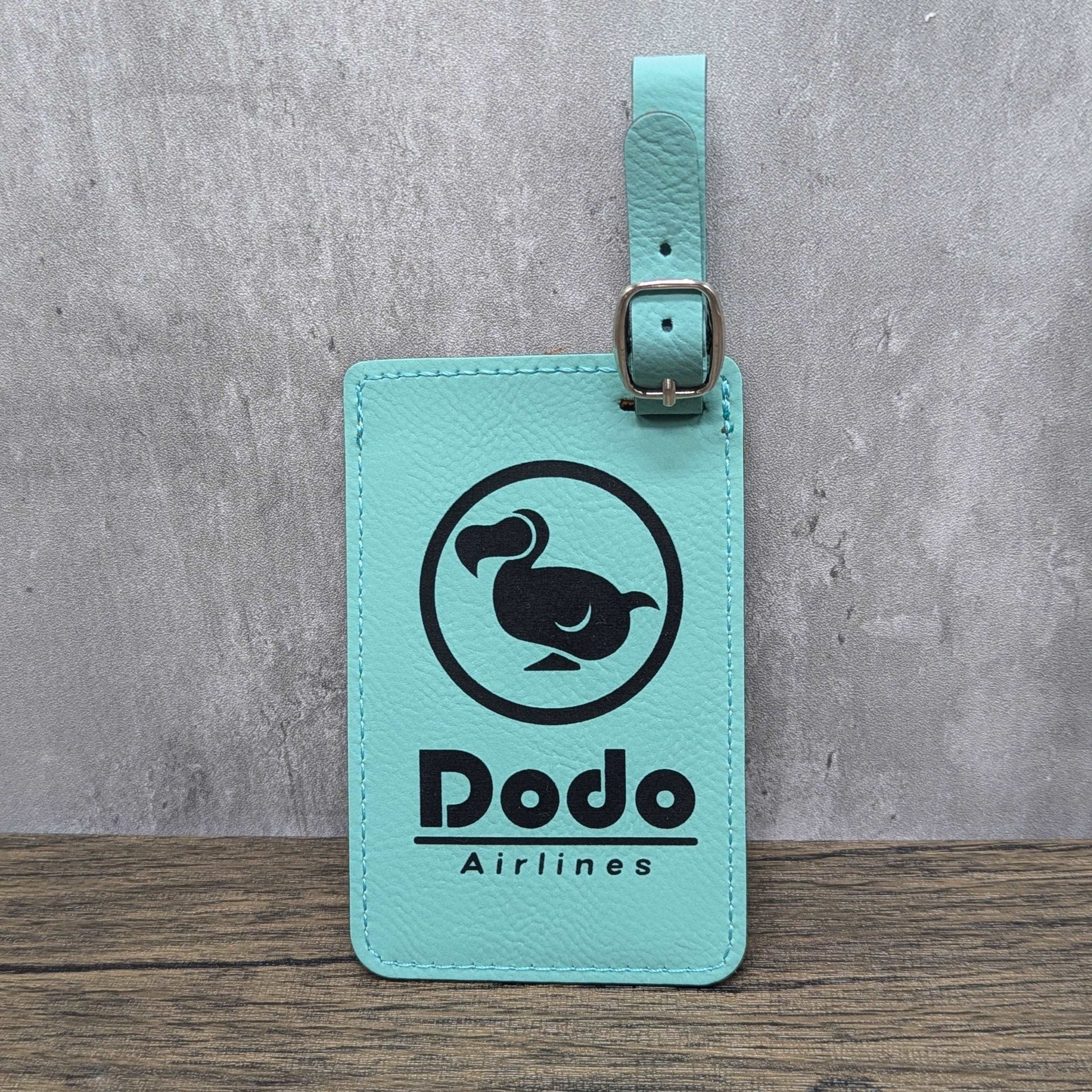 Front Dodo Airlines | Nerdy Luggage Tags