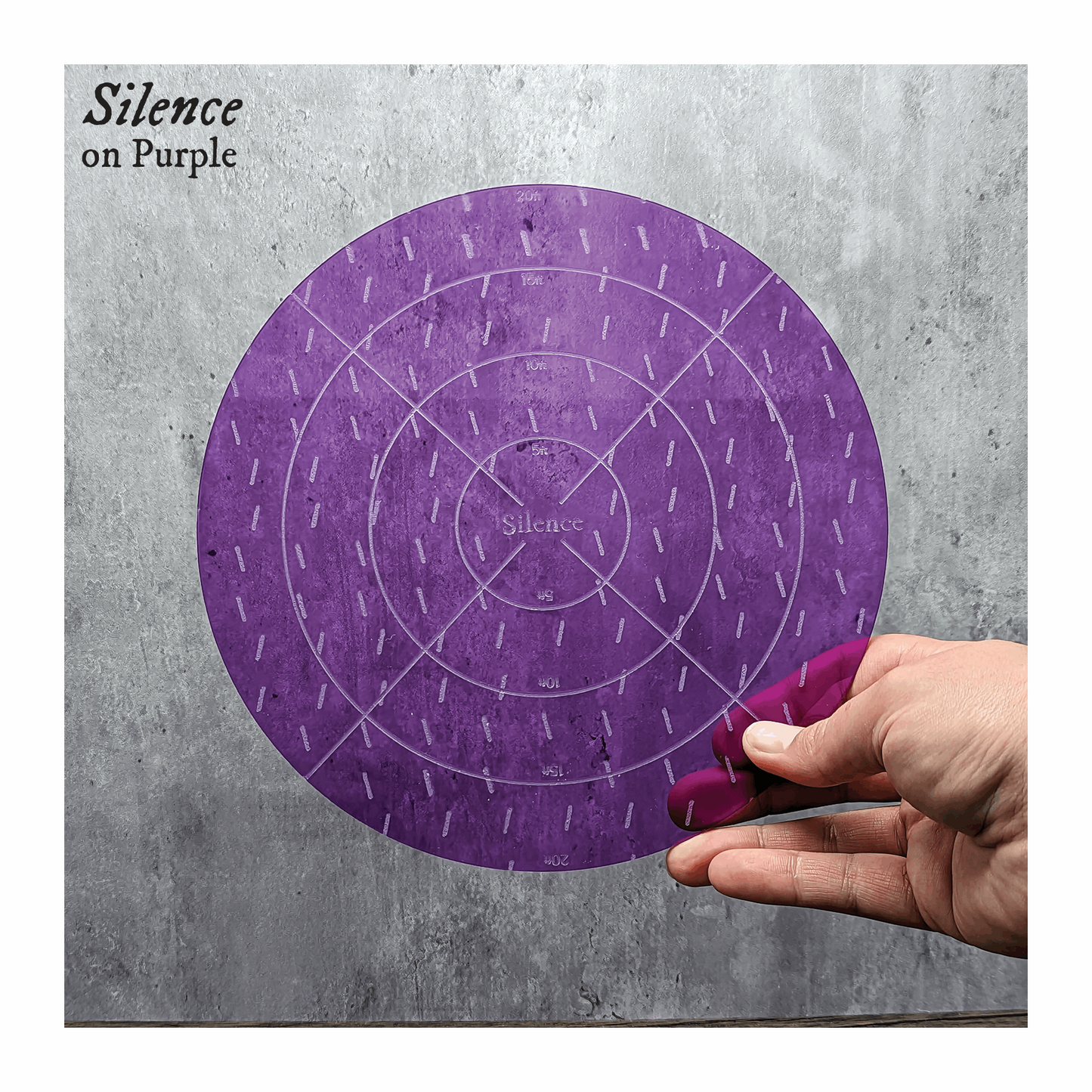 Silence Area of Effect Spell Template | Compatible with Dungeons & Dragons 5e 