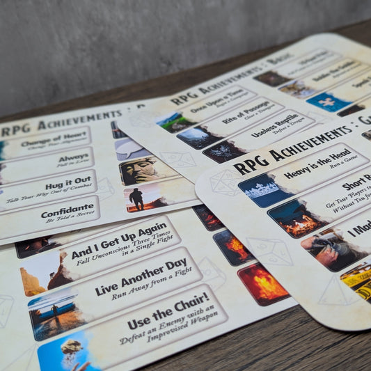 Achievement Sticker Sheets | Tabletop RPG Supplies