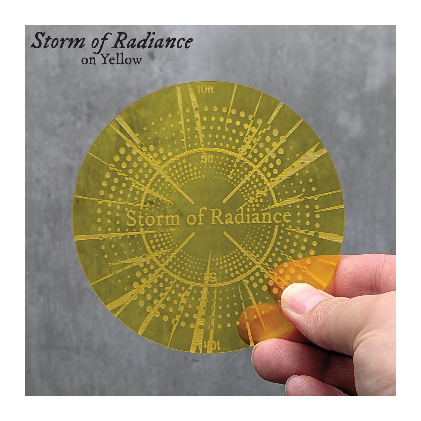 Storm of Radiance Spell Template by Hexwood Forge