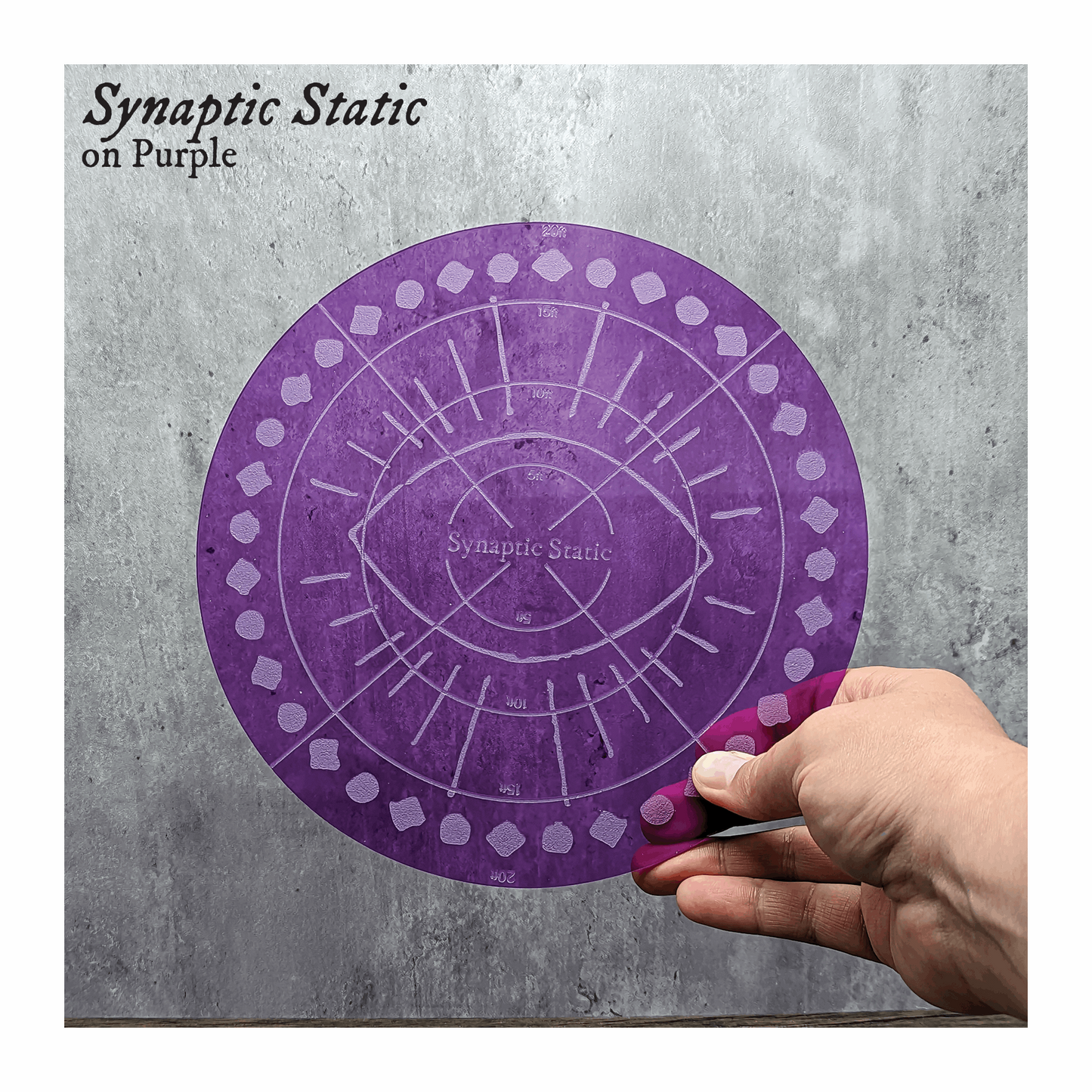 Synaptic Static Area of Effect Spell Template | Compatible with Dungeons & Dragons 5e 