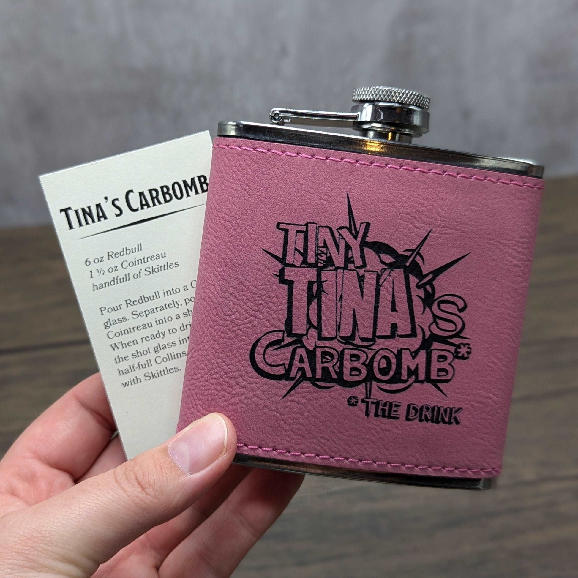 Tiny Tina's Carbomb - Borderlands | Nerdy Flasks