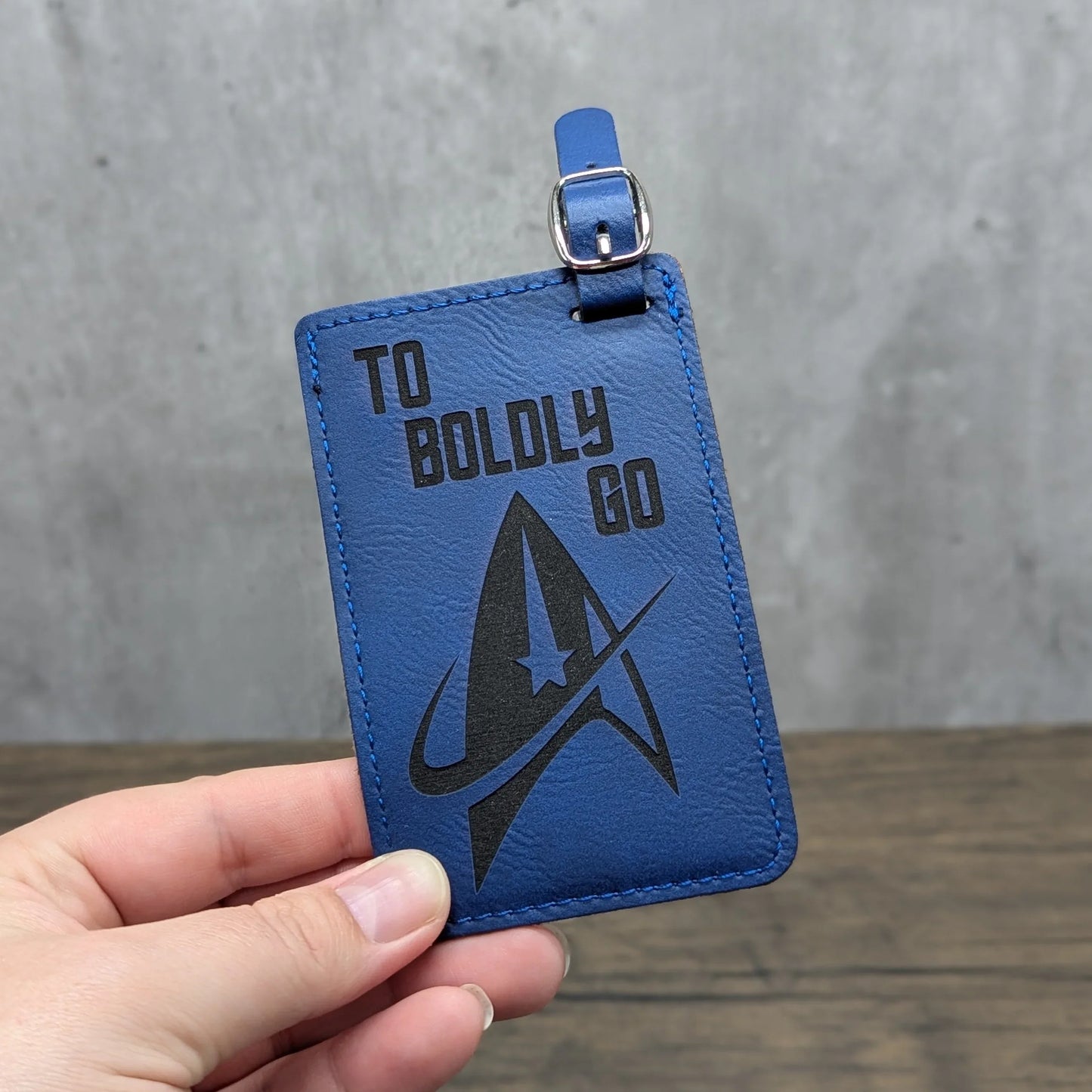 To Boldly Go - Star Trek | Nerdy Luggage Tags