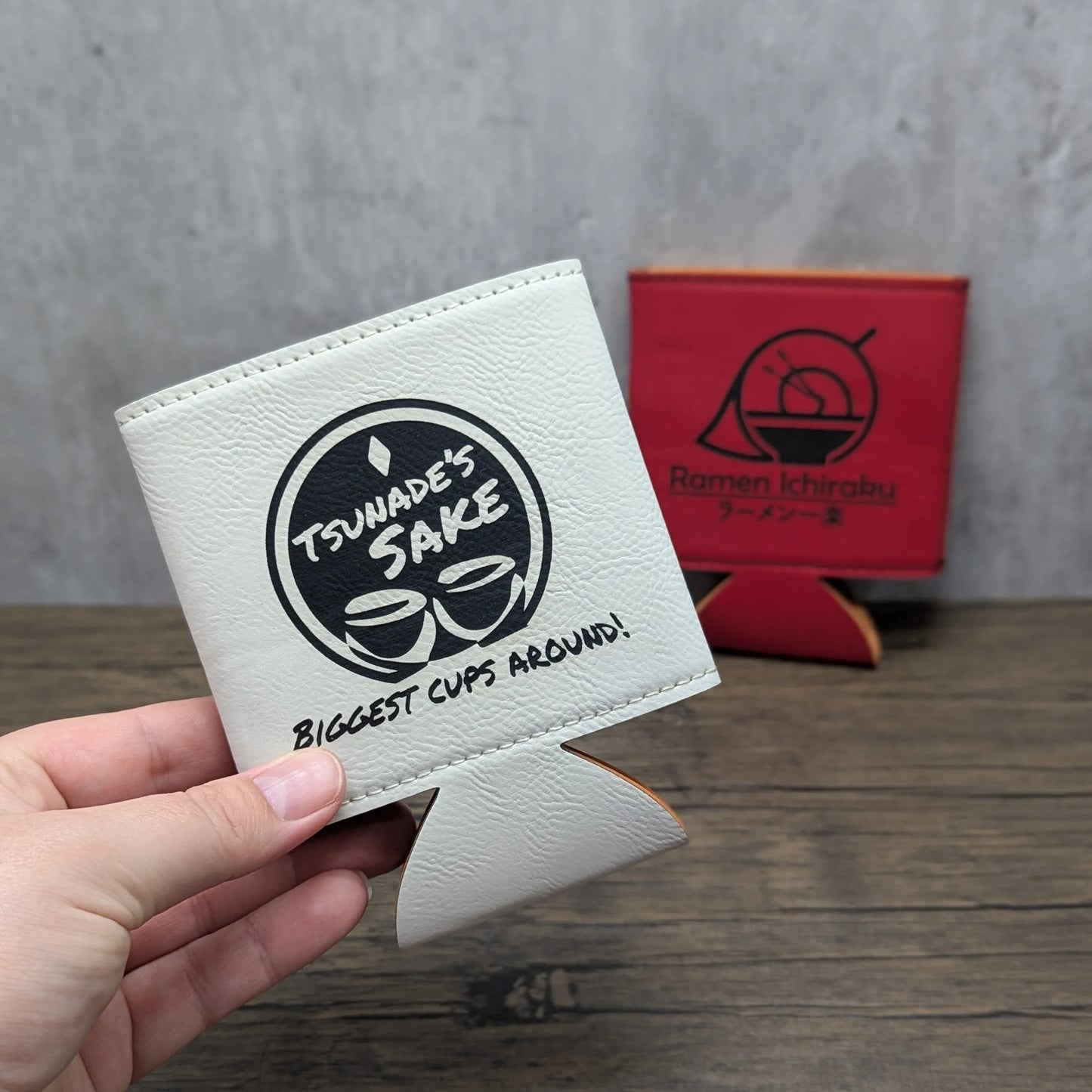 Ramen Ichiraku & Tsunade's Sake - Naruto | Nerdy Drink Cozies (set of 2)