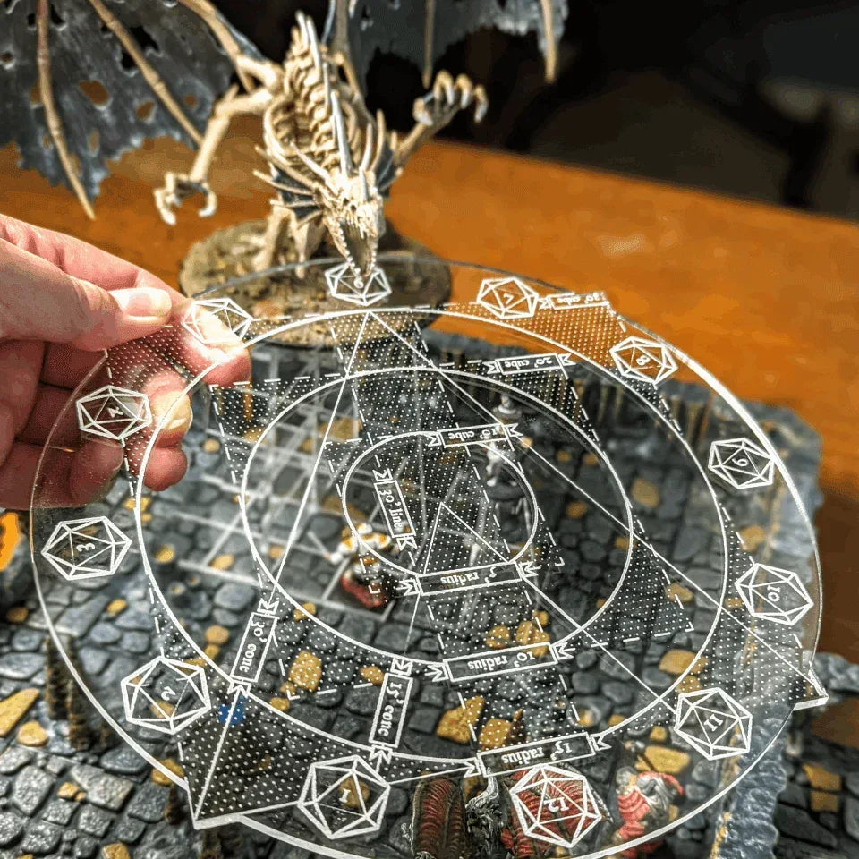 Spell Map Spell Templates for D&D – Hexwood Forge