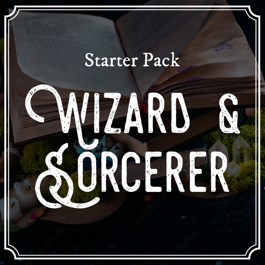 Wizard/Sorcerer Spell Template Starter Pack - Hexwood Forge