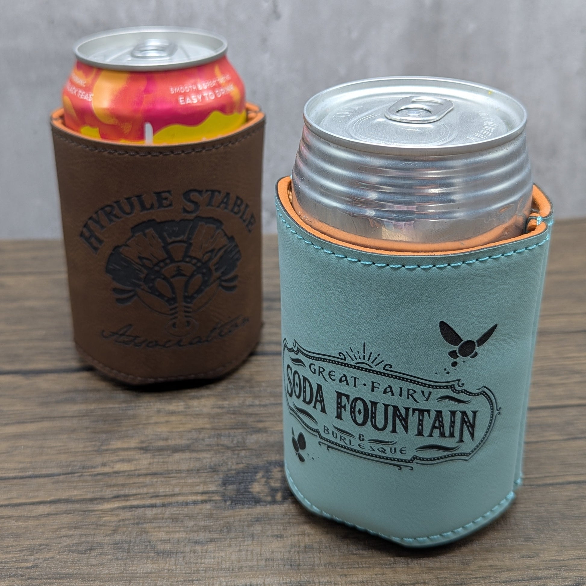 Hyrule Stable & Great Fairy Soda Fountain - Legend of Zelda | Nerdy Drink Cozies (set of 2)