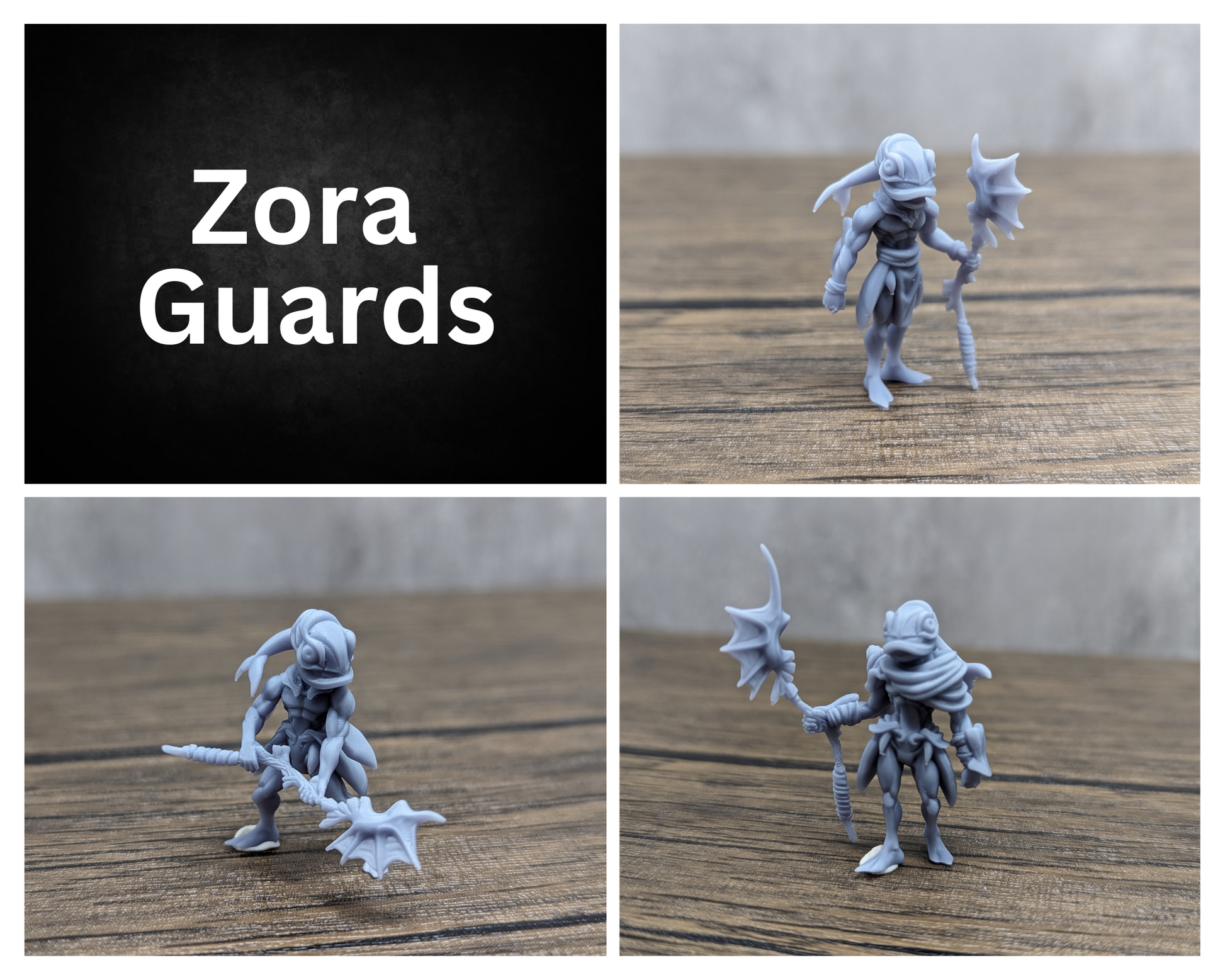 zora guards, Zora (multiple sets) - Legend of Zelda | RPG Zelda Tabletop Miniature