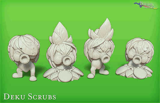 Deku Scrub (sets of 2 or 4) - Legend of Zelda: Majora's Mask | RPG Zelda Tabletop Miniature