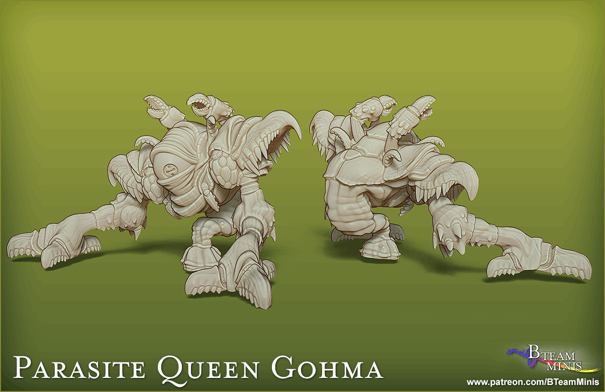 Queen Gohma and Larvae (set of 4) - Legend of Zelda: Ocarina of Time | Zelda Tabletop Miniature