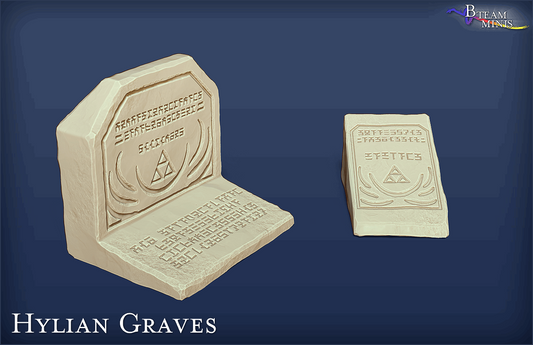 Hylian and Ikana Gravestones - Legend of Zelda | Zelda Tabletop Miniature