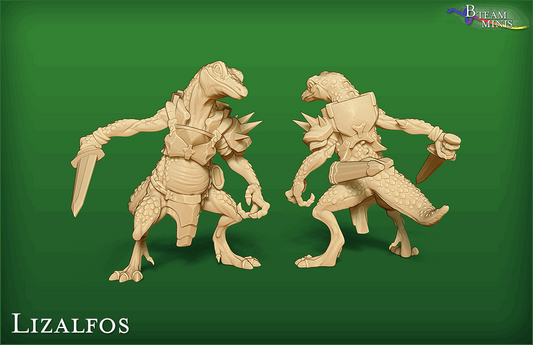 Lizalfos (set of 2) - Legend of Zelda: Ocarina of Time | Zelda Tabletop Miniature