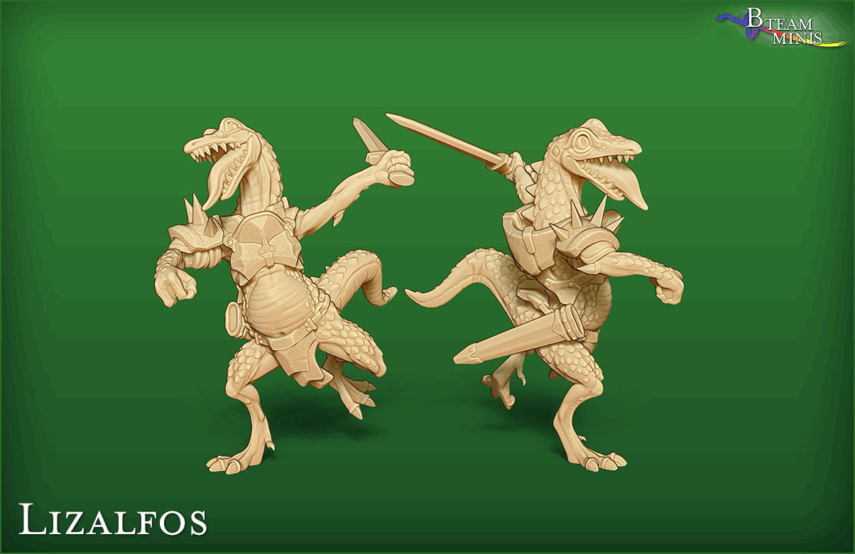 Lizalfos (set of 2) - Legend of Zelda: Ocarina of Time | Zelda Tabletop Miniature