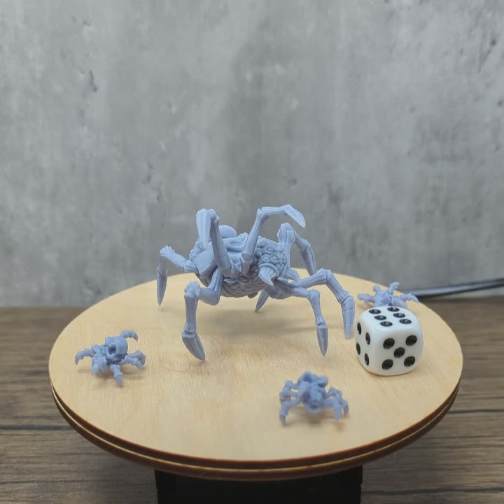 Skulltula Broodmother and Broodlings (set of 5) - Legend of Zelda | RPG Zelda Tabletop Miniature