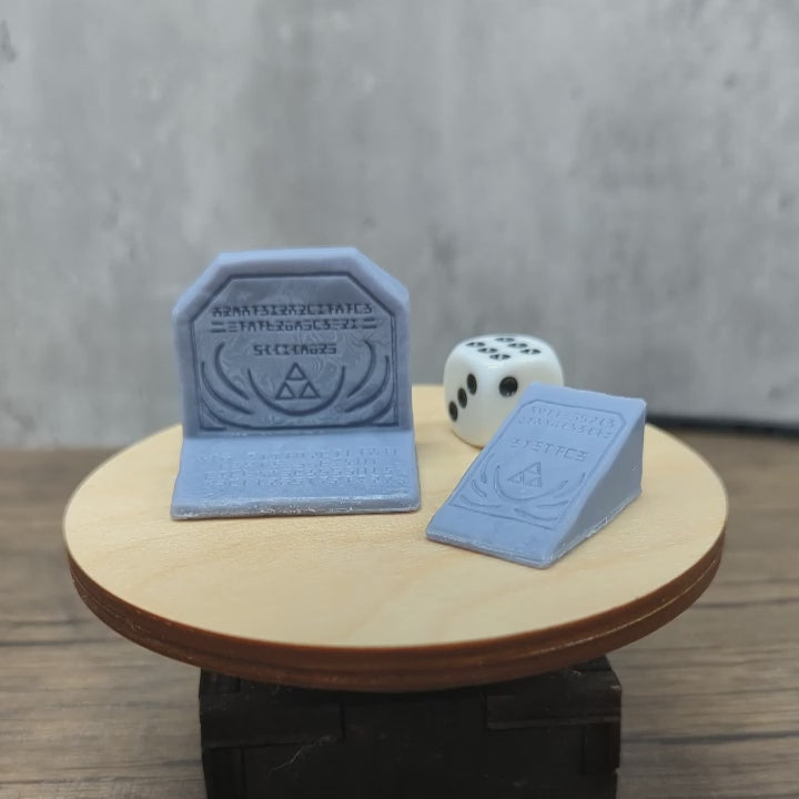 Hylian and Ikana Gravestones - Legend of Zelda | RPG Zelda Tabletop Miniature