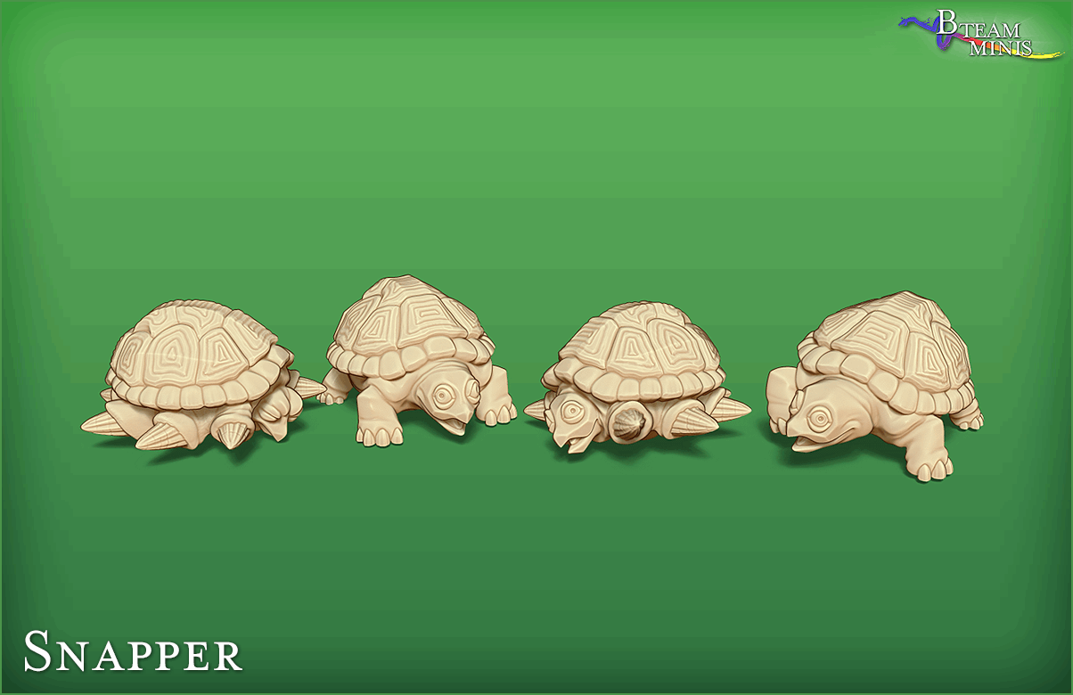 Snapper (set of 4) - Legend of Zelda: Majora's Mask | RPG Zelda Tabletop Miniature