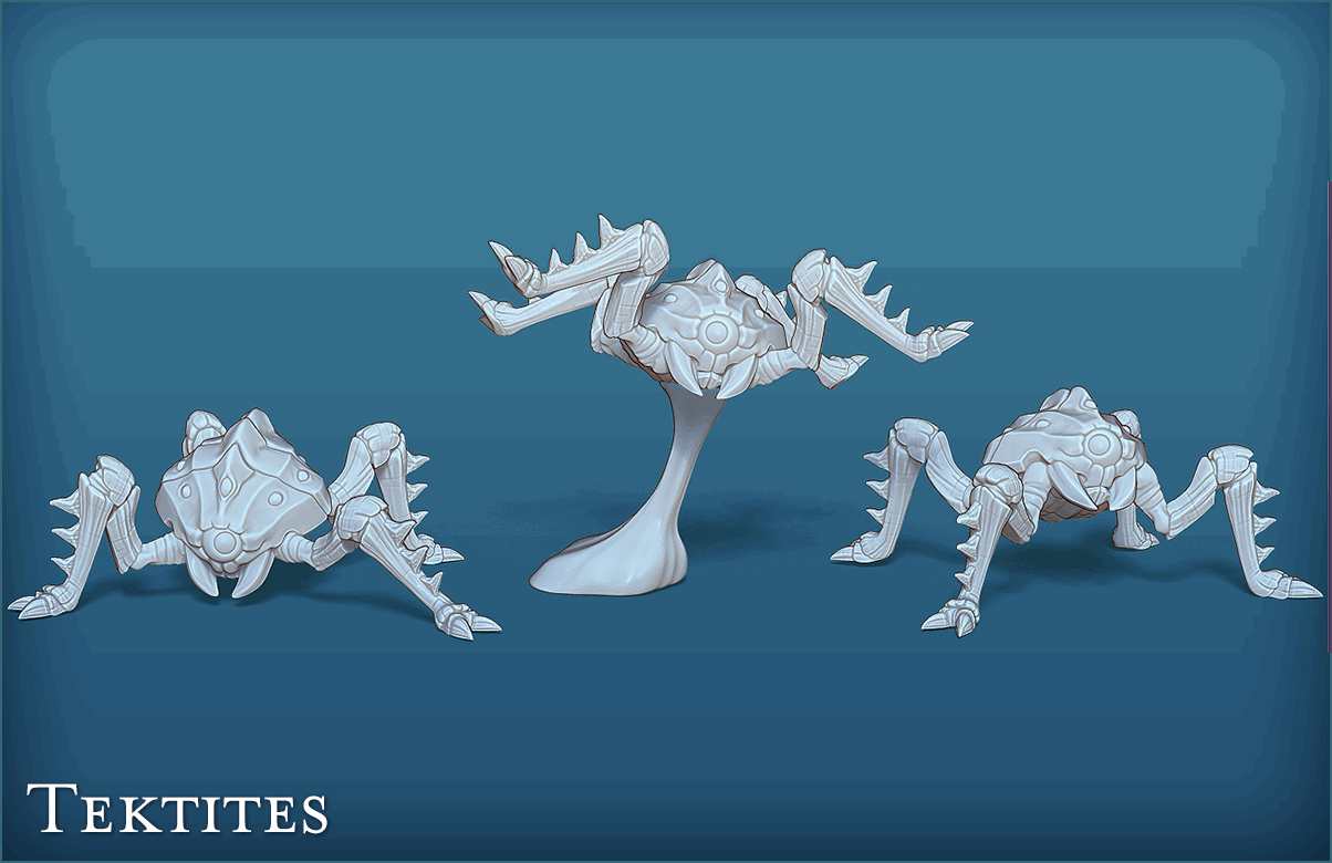 Tektite (set of 3) - Legend of Zelda: Ocarina of Time | RPG Zelda Tabletop Miniature