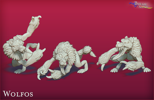 Wolfos (set of 3) - Legend of Zelda: Ocarina of Time | RPG Zelda Tabletop Miniature